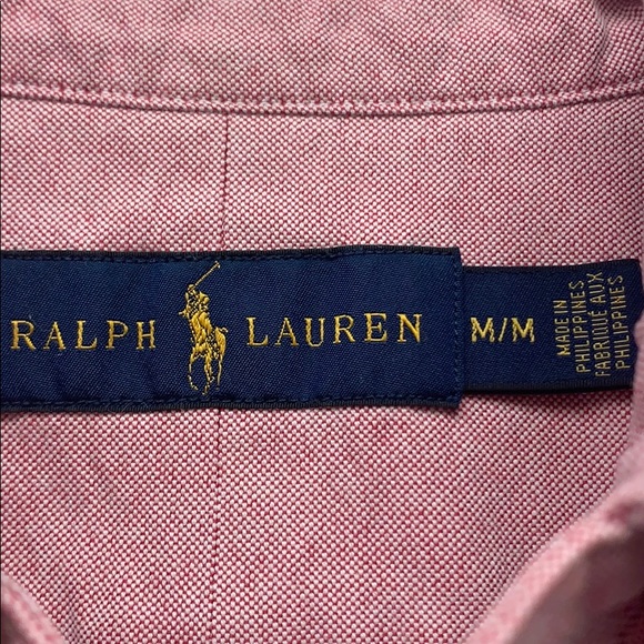 Polo Ralph Lauren Short Sleeve Button Down Size M - Picture 3 of 3